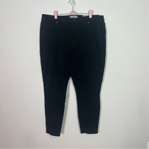 Everlane Authentic Stretch High-Rise Black Skinny Denim Jeans Women Size 35 New